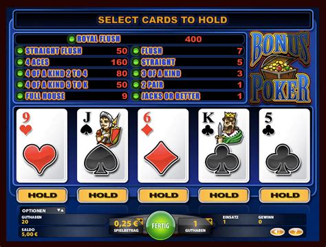 video poker casino guide